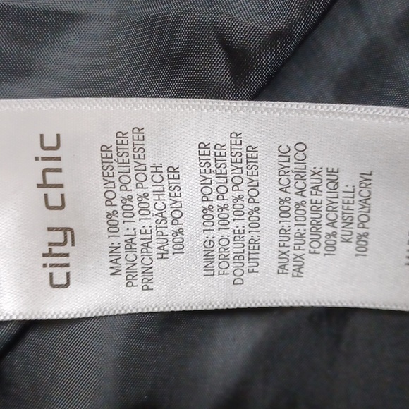 City Chic Winter Rose Faux Faur-Collar Coat - Picture 13 of 13